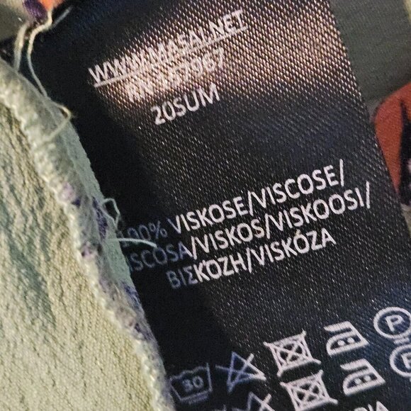 Masai Idali Peplum Blouse MED - Picture 6 of 7